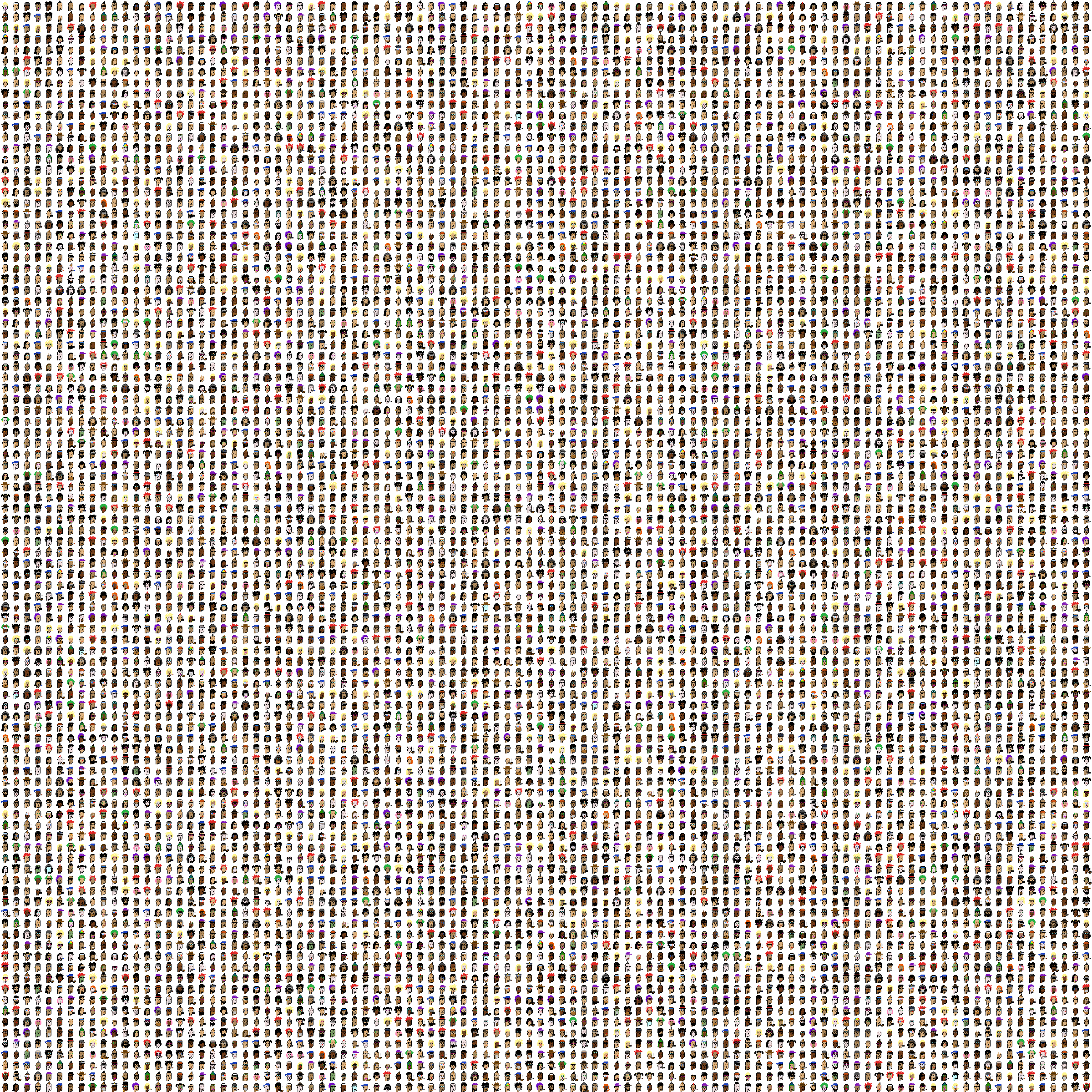 All 10,000 CryptoPunks onchain